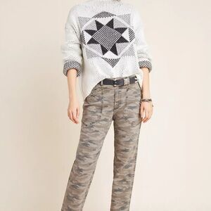 Anthropologie Mavis Utility Camouflage Pants